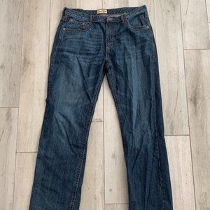 Wrangler 20X Straight Leg Jeans Men's 36x31 Dark Wash Denim